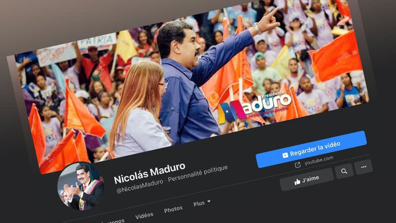 Facebook bloque le compte du président vénézuélien pour avoir promu un traitement anti-covid