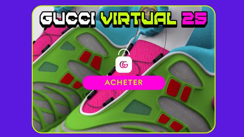 Pour 13 euros, Gucci propose des chaussures… virtuelles