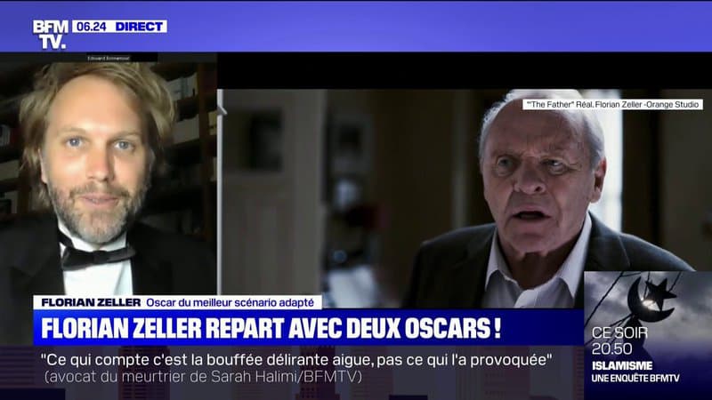 Florian Zeller: recevoir deux Oscars pour le film “The Father”, “c’est une joie extrême et une surprise”