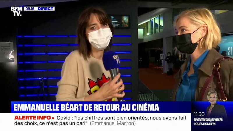 “C’est super émouvant”: l’actrice Emmanuelle Béart présente ce mercredi son nouveau film lors de la réouverture des salles de cinéma