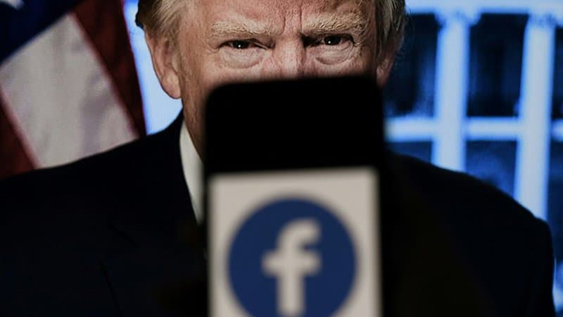 Facebook confirme la suspension du compte de Donald Trump