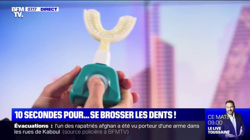 Se brosser les dents en à peine 10 secondes ? Une start-up française le propose