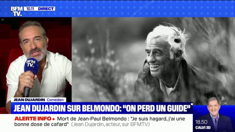 Jean Dujardin revient sur la surprise que lui a faite Jean-Paul Belmondo pour son anniversaire