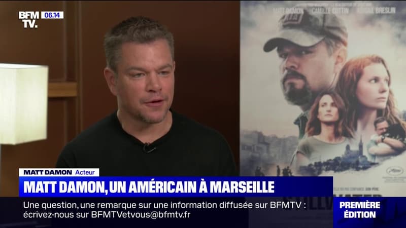 Pour le tournage de “Stillwater”, qui sort en salles ce mercredi, l’acteur Matt Damon a passé deux mois à Marseille