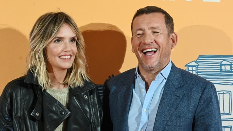 Dany-Boon-et-l-actrice-et-co-scenariste-Laurence-Arne-lors-de-la-presentation-du-film-8-Rue-de-l-Humanite-le-24-septembre-2021-a-Vitry-en-Artois-1134747