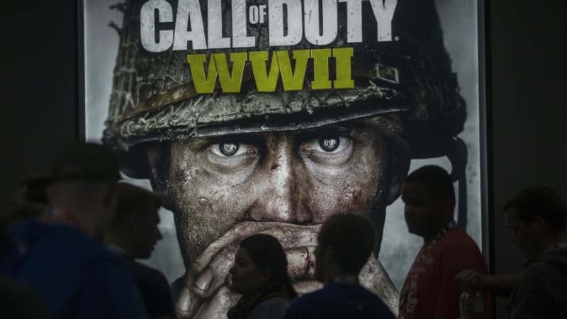 Une-demonstration-du-jeu-Call-of-Duty-WWII-a-l-ouverture-du-Electronic-Entertainment-Expo-E3-a-Los-Angeles-le-13-juin-2017-1072447