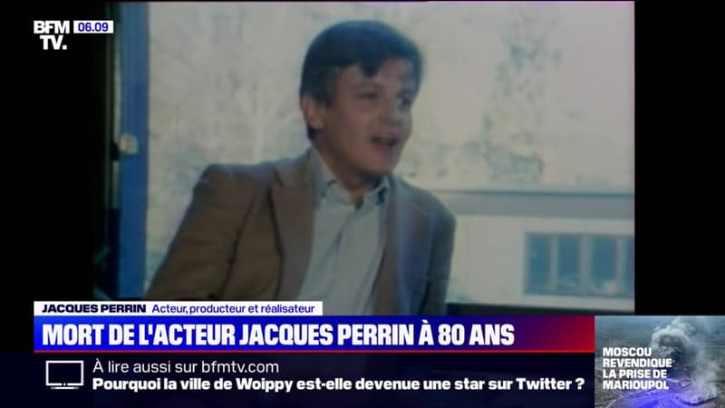 Retour sur la carrière de l’acteur et réalisateur Jacques Perrin, mort ce jeudi à 80 ans