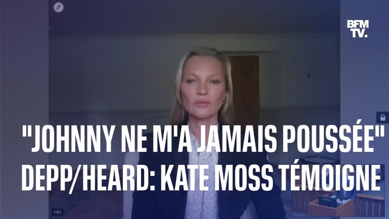 Kate Moss témoigne au procès Depp/Heard: “Johnny ne m’a jamais poussée”