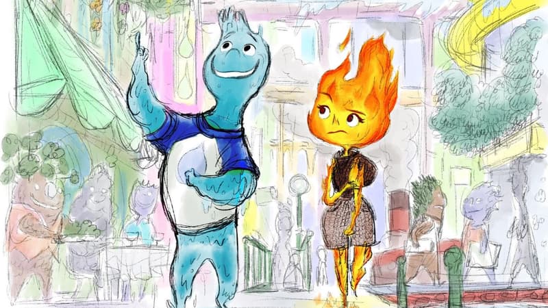 Pixar dévoile un visuel et l’histoire de son prochain film, “Elemental”