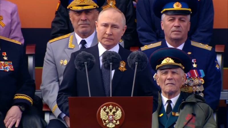 La télévision russe a-t-elle été piratée lors du discours de Vladimir Poutine ce 9 mai?