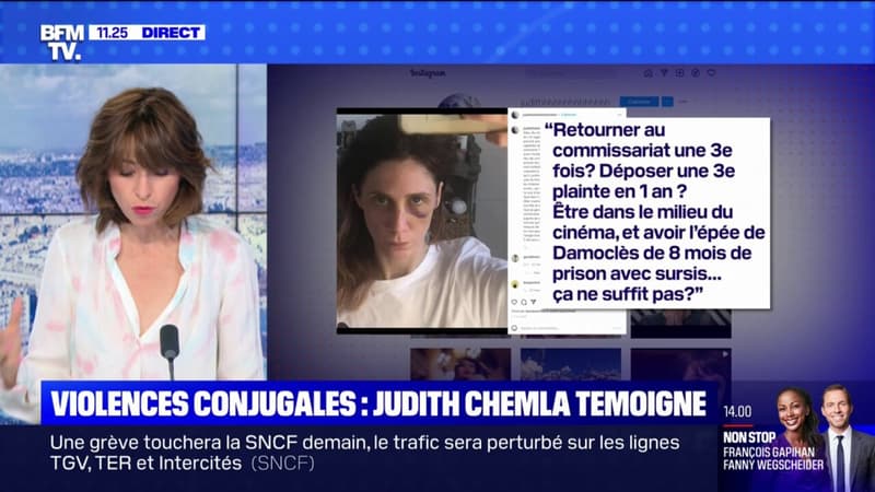 Violences conjugales: le témoignage de l’actrice Judith Chemla