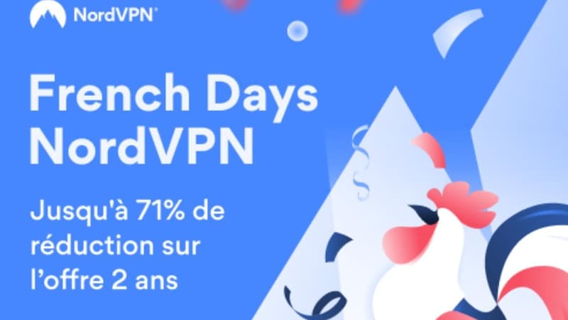 NordVPN propose une nouvelle offre VPN spéciale French Days (vente flash -71%)