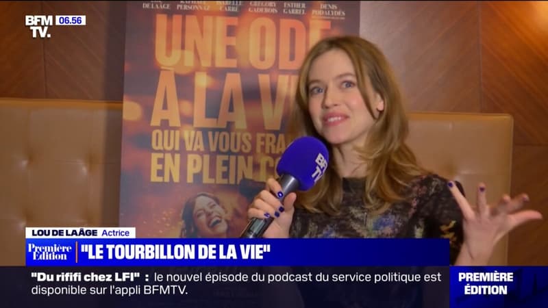 Lou de Laâge à l’affiche du film “Le Tourbillon de la vie”, ce mercredi au cinéma