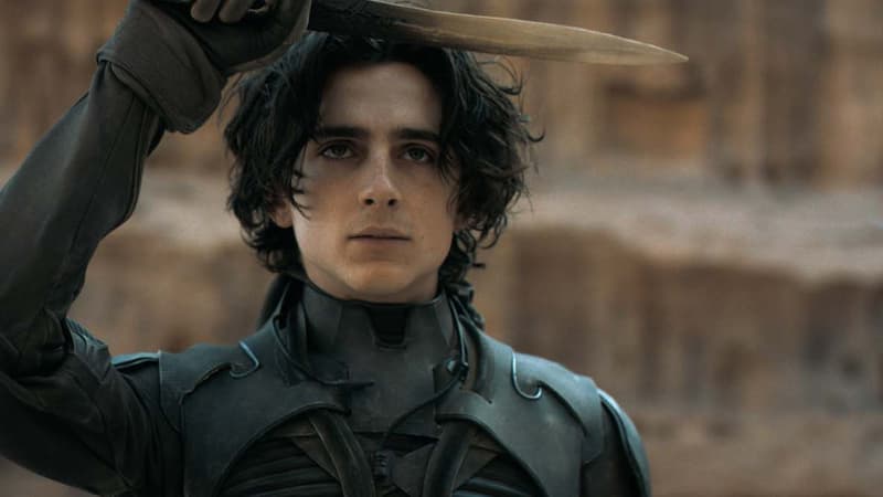 Timothée Chalamet publie une photo du tournage de “Dune 2”