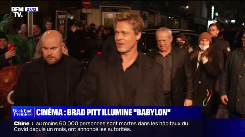 Dans Babylon, Brad Pitt interprète le rôle d’un acteur qui vit le passage du cinéma muet au parlant