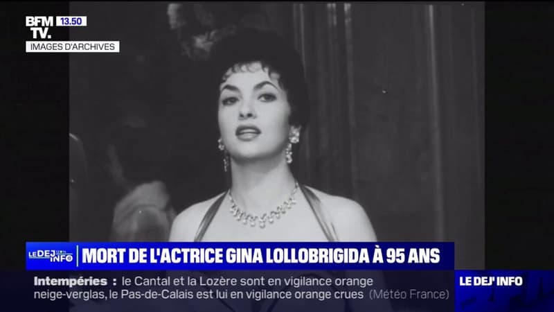 L’actrice italienne Gina Lollobrigida icône des années 1950 est morte à 95 ans