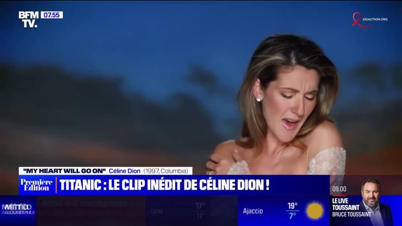 Céline Dion dévoile un clip inédit de “My Heart Will Go On”, la bande originale de “Titanic”, pour les 25 ans du film