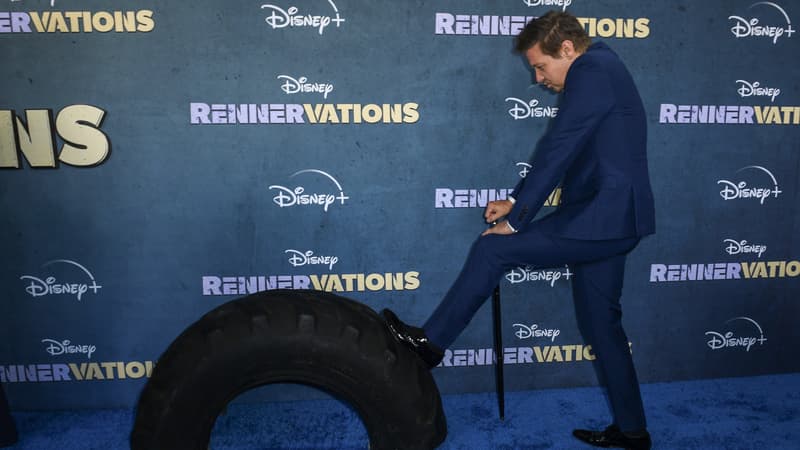 Jeremy Renner: premier tapis rouge depuis son accident de dameuse