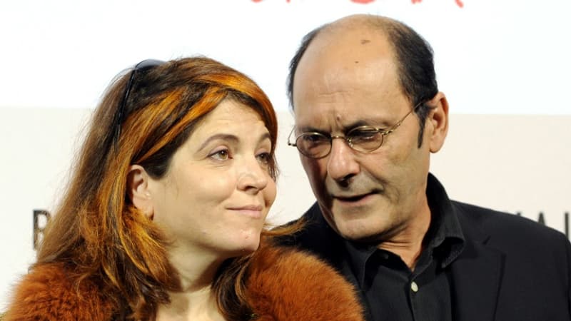 Agnes-Jaoui-et-Jean-Pierre-Bacri-lors-de-la-presentation-du-film-Parlez-moi-de-la-pluie-le-26-octobre-2008-au-Festival-international-du-film-de-Rome-591868