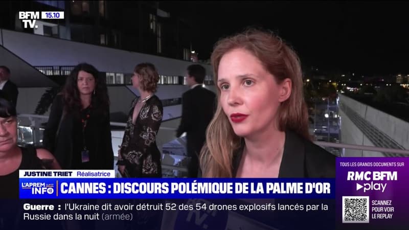 Justine Triet: “C’était impossible de ne pas avoir un mot pour les gens qui vont marcher dans la rue”