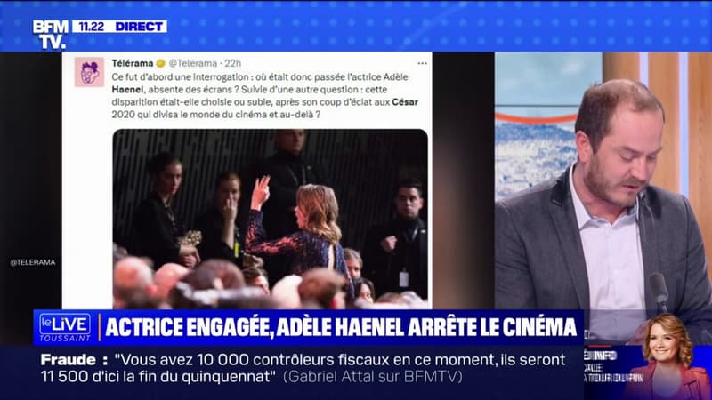 L’actrice engagée Adèle Haenel officialise et explique son retrait du cinéma