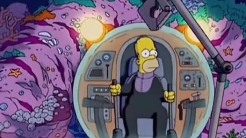 Titan: quand les Simpson évoquaient en 2006 un accident de submersible autour d’une épave
