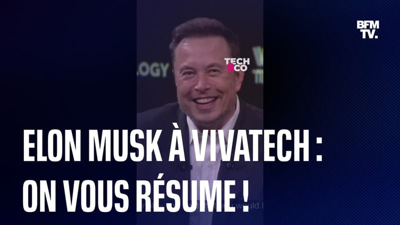 SpaceX, Twitter, Tesla: le résumé d’Elon Musk à VivaTech