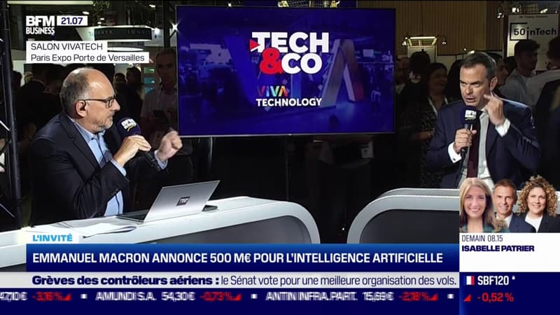 VivaTech : @EmmanuelMacron annonce 500 M€ pour l’IA