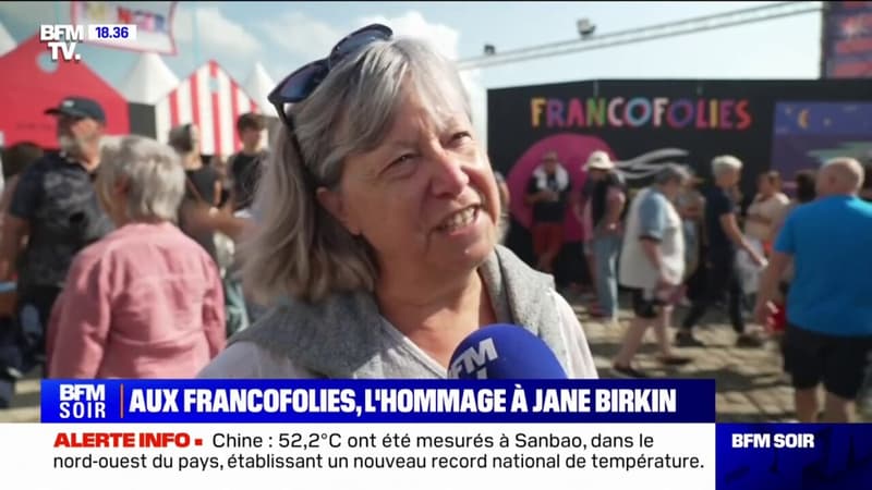 Aux Francofolies, les spectateurs se souviennent des performances de Jane Birkin