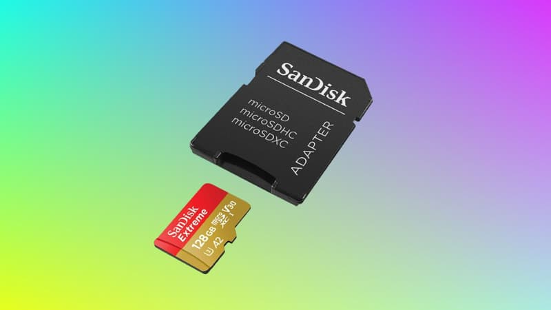Découvrez la carte SD SanDisk de 128 Go à prix vraiment attractif chez Amazon