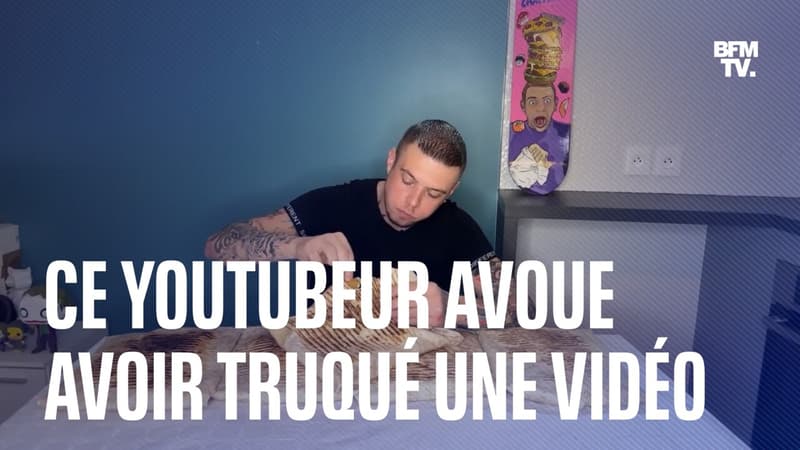 Le youtubeur Alan Food Challenge avoue avoir truqué l’une de ses vidéos