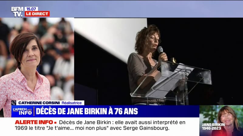“On est toutes les filles de Jane Birkin”: la réalisatrice Catherine Corsini rend hommage à l’actrice et chanteuse décédée à 76 ans