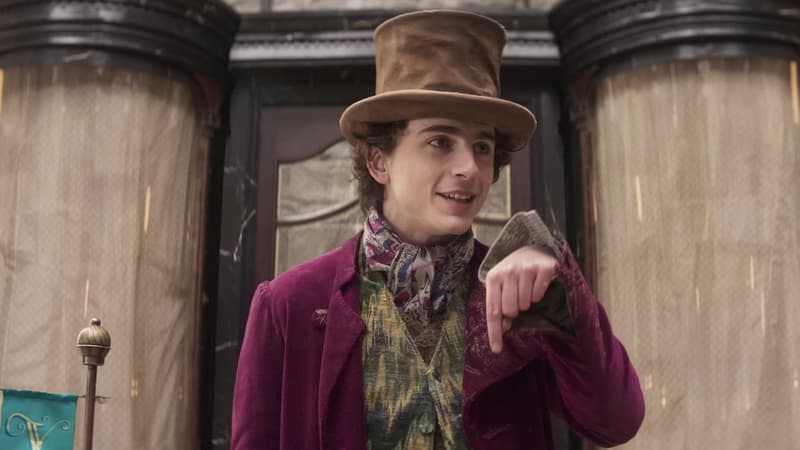 Timothée Chalamet se lâche complètement dans la première bande-annonce de “Wonka”