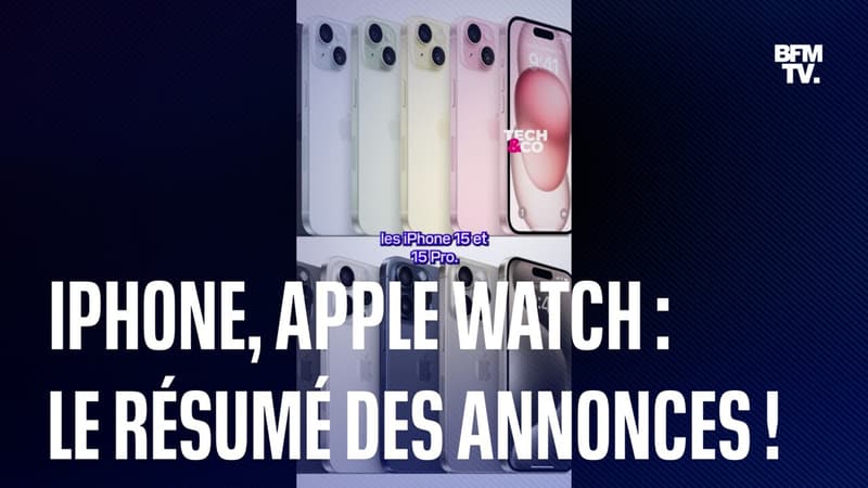 iPhone 15 moins chers, nouvelles Apple Watch: on vous résume les dernières annonces d’Apple!