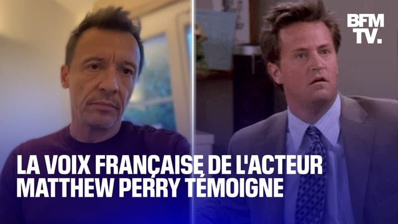Mort de Matthew Perry: “Je me suis rendu compte à quel point j’étais attaché à ce comédien”, confie sa voix française