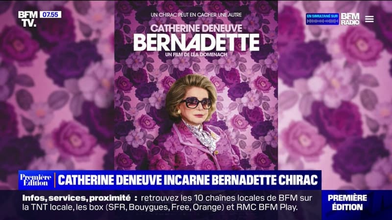 Catherine Deneuve dans le rôle de Bernadette Chirac, dès ce mercredi au cinéma