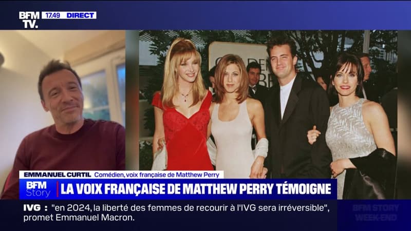 Doublage de la série Friends: “Il y a des choses totalement improvisées, qui n’étaient pas là en anglais”, raconte le doubleur de Matthew Perry