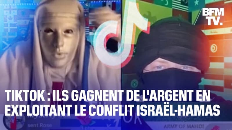 Israël-Hamas: comment Tiktok et des influenceurs gagnent de l’argent en exploitant le conflit