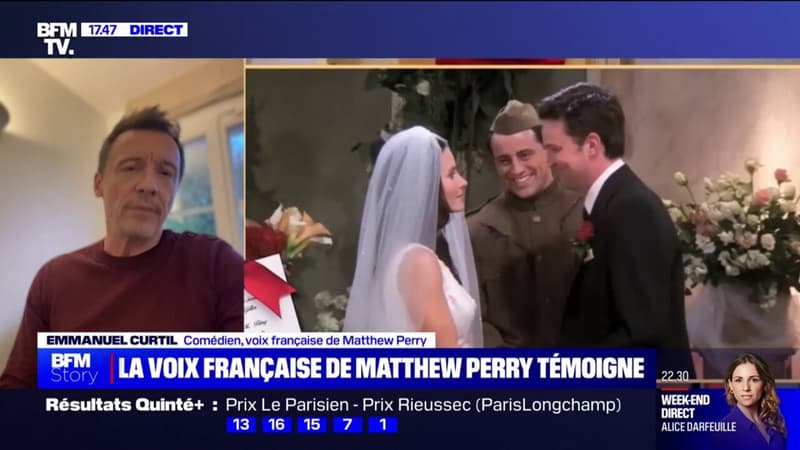 “Je l’ai doublé pendant 22 ans”: la voix française de Matthew Perry, réagit à la mort de l’acteur