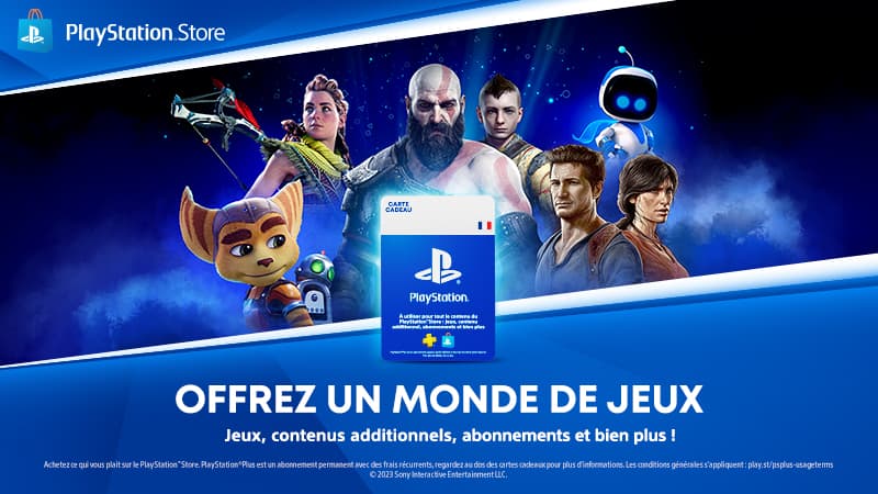 Préparez Noël en offrant des cartes cadeaux PlayStation à vos gamers favoris