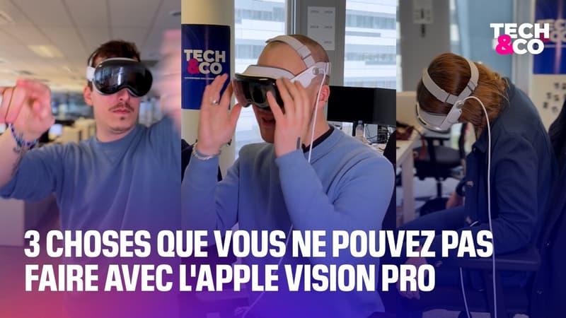 3 choses que vous ne pouvez PAS faire avec l’Apple Vision Pro