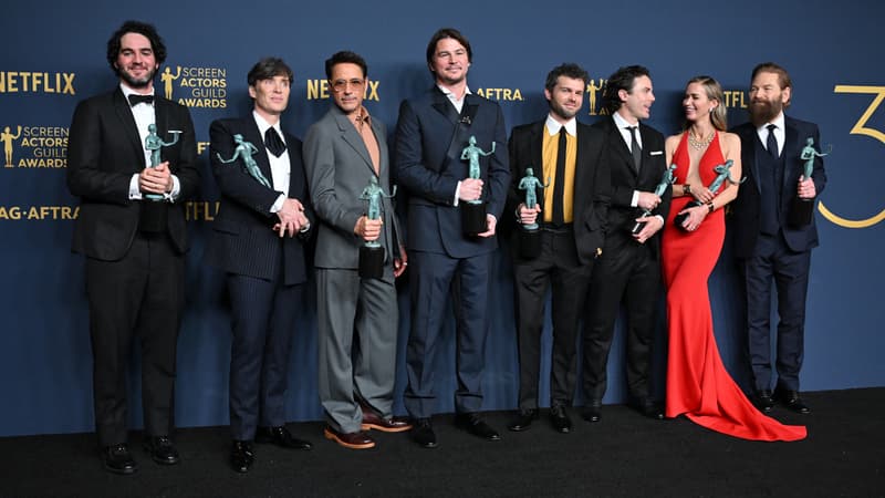 Avant les Oscars, “Oppenheimer” remporte le prix le plus convoité aux SAG Awards