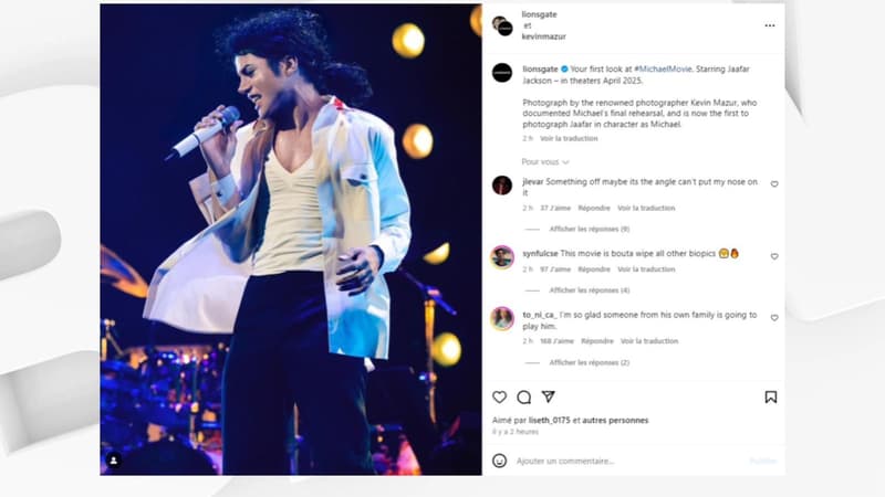 Michael Jackson: les premières images du biopic présentées aux États-Unis