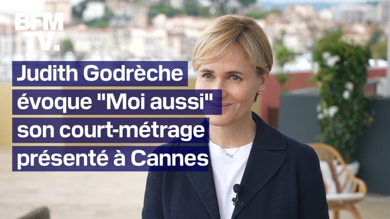 “Ça me fait peur l’idée de m’approprier la parole des autres”: Judith Godrèche évoque “Moi aussi”, son court-métrage qu’elle présente à Cannes
