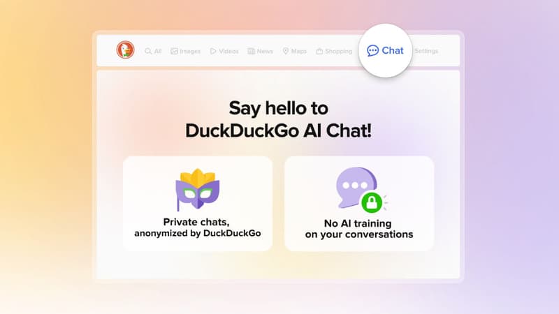 “AI Chat”: le navigateur DuckDuckGo lance son IA conversationnelle
