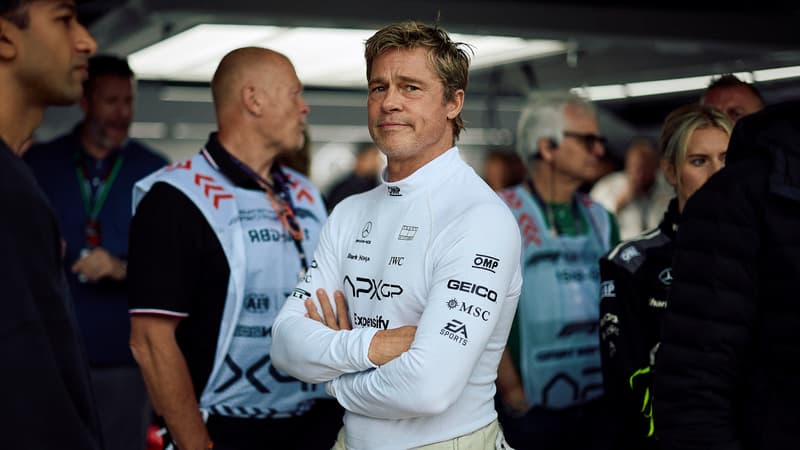 “F1”: première image du film de Brad Pitt sur la Formule 1