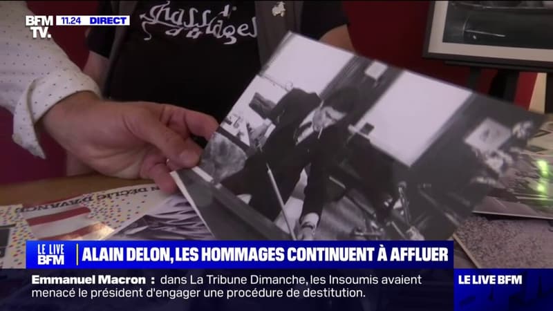 “C’est un type que je regrette énormément, car j’ai beaucoup travaillé avec lui”: Charles Bebert, photographe, dévoile les photos qu’il a prises d’Alain Delon