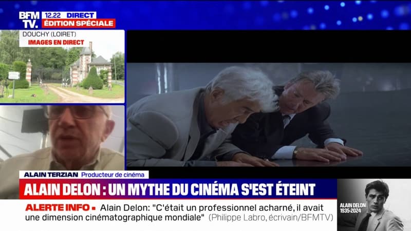 “Ça a été une star américaine aussi”: le producteur de cinéma Alain Terzian raconte Alain Delon