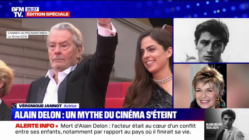 “Il était extrêmement protecteur et paternel avec moi”: L’actrice Véronique Janot réagit à la mort d’Alain Delon