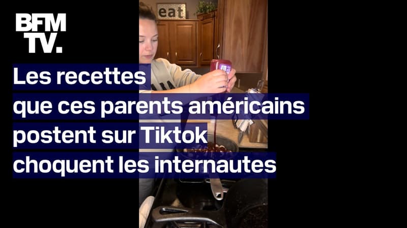 Les recettes que ces parents américains postent sur Tiktok choquent les internautes européens